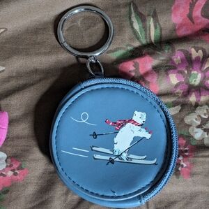 5/$30 Vera Bradley Polar Bears Keychain Coin Purse